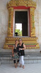 Christin und ihre Mama in Wat Chalong