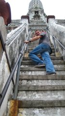 Ziemlich steile Treppen von Wat Arun