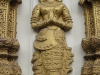 Goldene Wandstatue am Wat Pan On