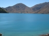 Der Stausee des groessten Damms Neuseelands...