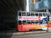 Doppeldecker-Strassenbahn in Hong Kong