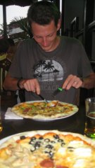 Pizza auf Langkawi