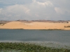 Lotus Lake und weisse Sandduenen