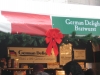 Deutsche Bratwurst auf Weihnachtsmarkt in New York