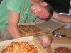 Pizzaschlacht in Newcastle